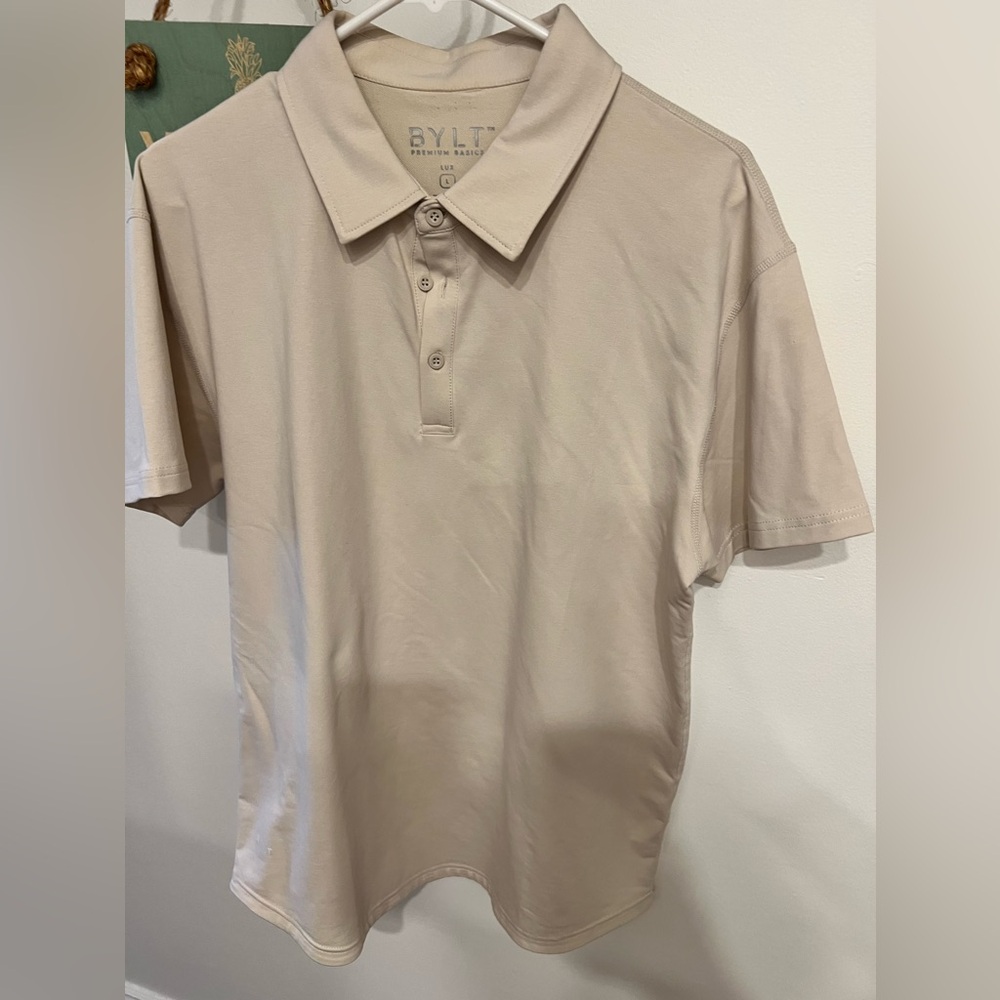 Bylt men’s lux polo. Large